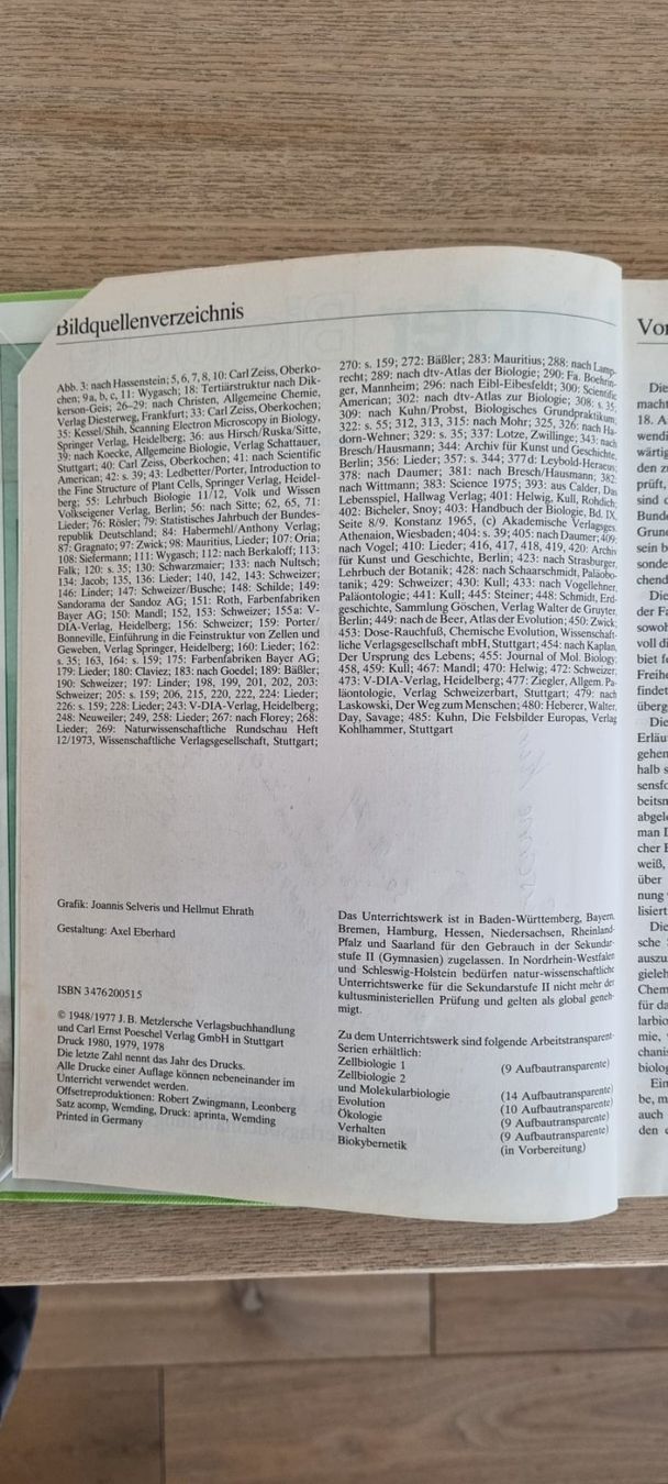 Libri: Biologie Linder - J.B. Metzler – Usato da Spiegel b. Bern venduto da sus_xj97 7