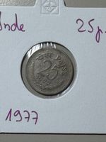 Inde - 25 paise - 1977