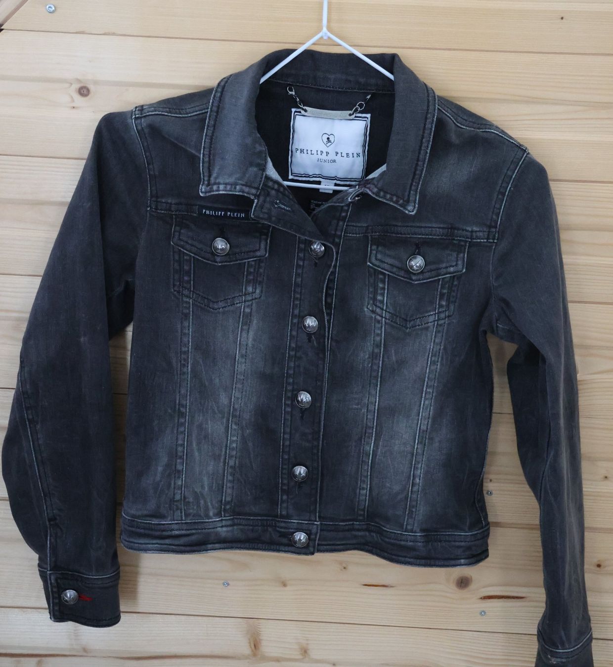 Giacche & Cappotti: MÄDCHEN PHILIPP PLEIN JEANSJACKE 10Y – Usato da Balzers venduto da MinimenschMia 1