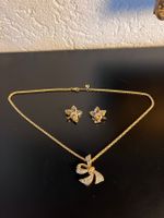 Nina Ricci Schmuckset Vintage Collier & Ohrclips