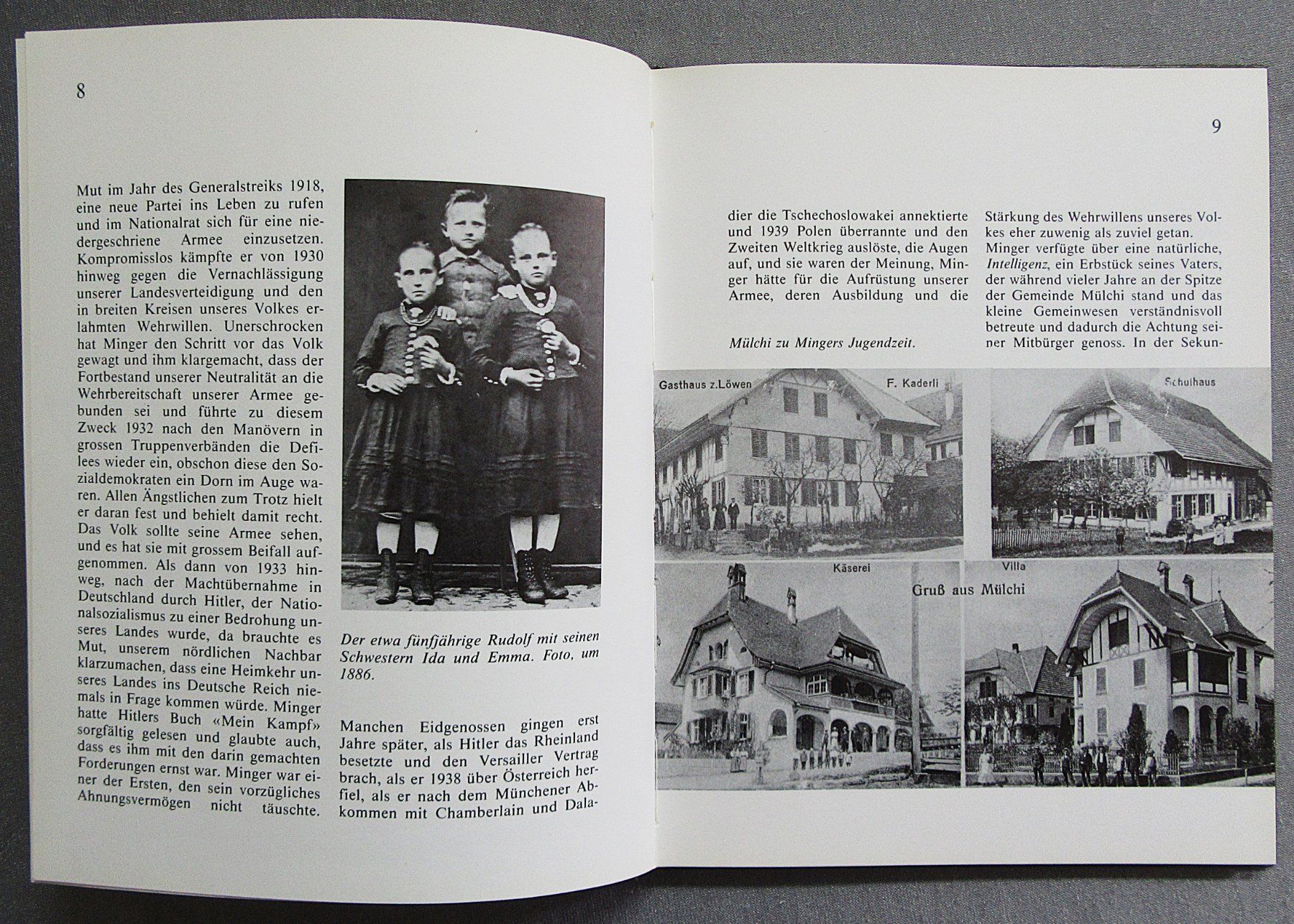 Libri: Bundesrat Rudolf Minger - von Hermann Wahlen – Usato da Auenstein venduto da Padabimbim 3