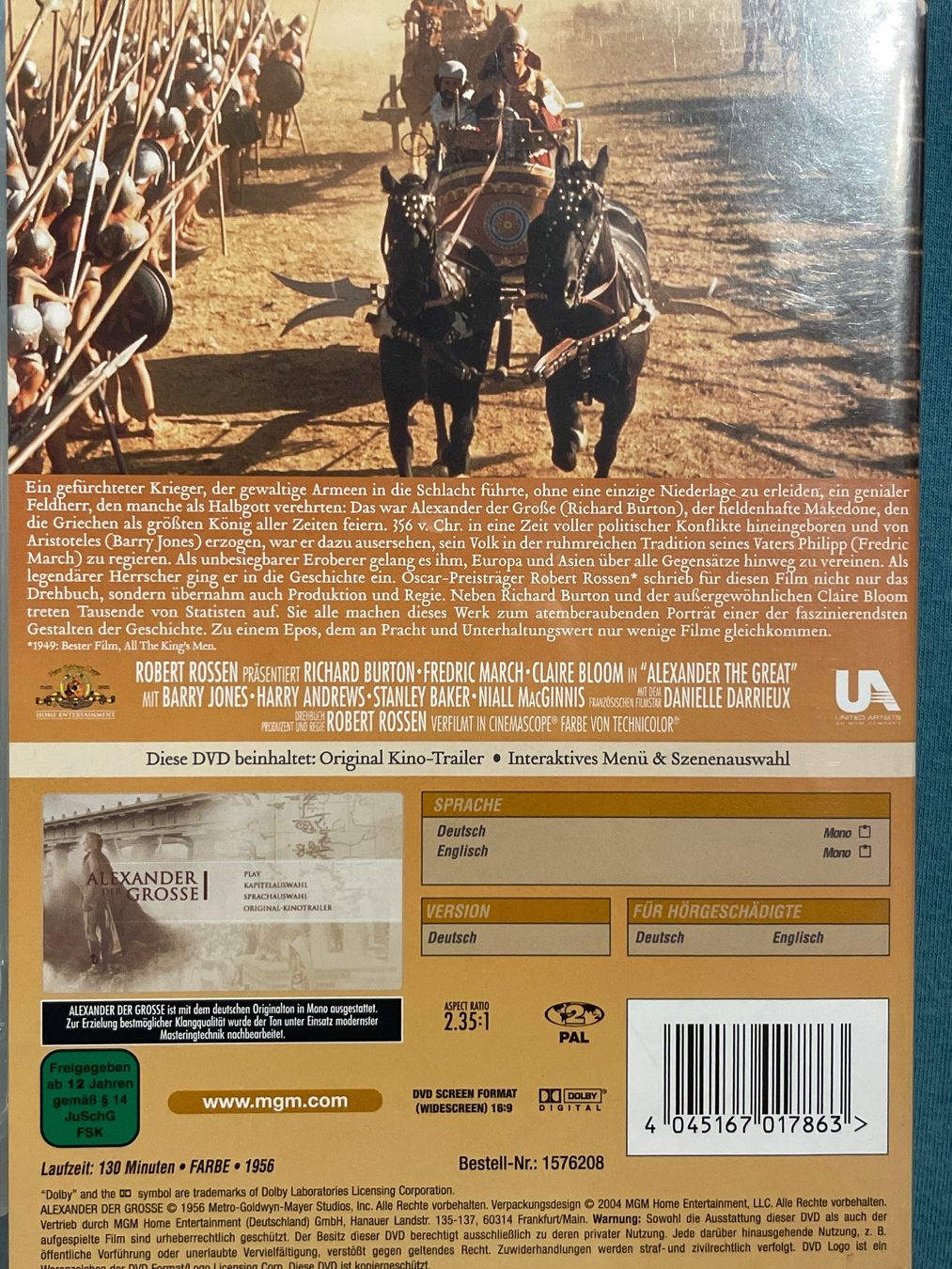 Tutti i DVDs: Alexander der Grosse  (1956) – Usato da Waldenburg venduto da Mimily33 1