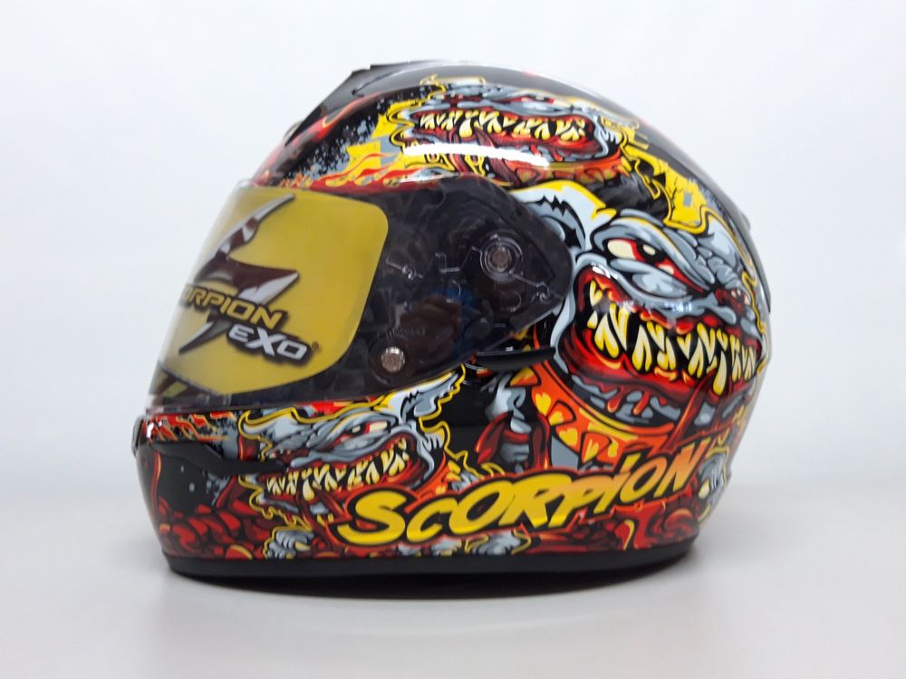Casques & visières: Scorpion Exo-410 Air Hellhound Gr.S (56cm) – Neuf avec emballage d'origine à Schänis par alegra8853 1