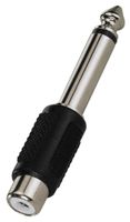 Adapter6,3-mm-Mono-Klinkenstecker auf Cinchbuchse