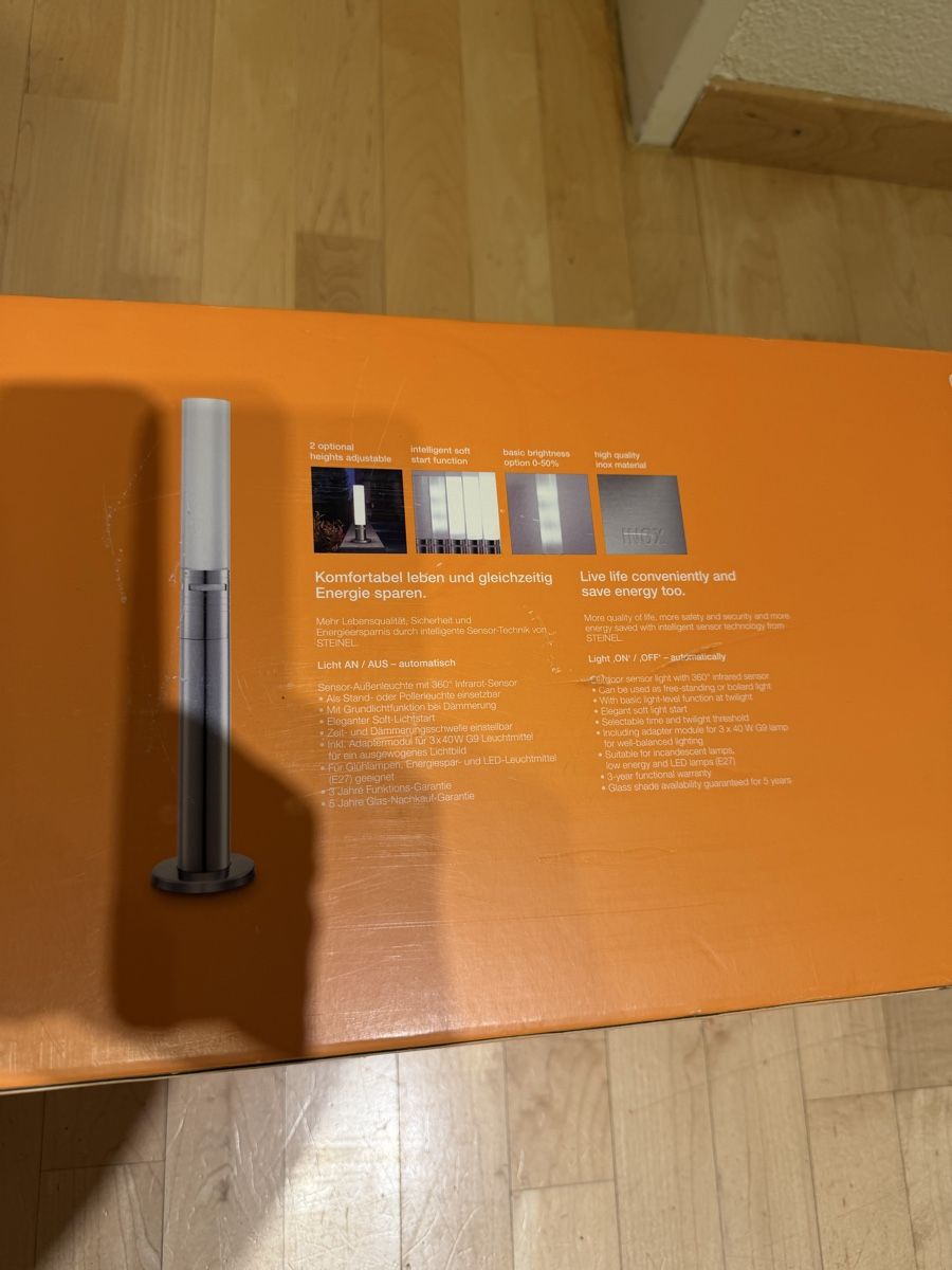 Lampes: Sensor Aussenleuchte GL 60 S – Neuf avec emballage d'origine à Zürich par viakovle 4