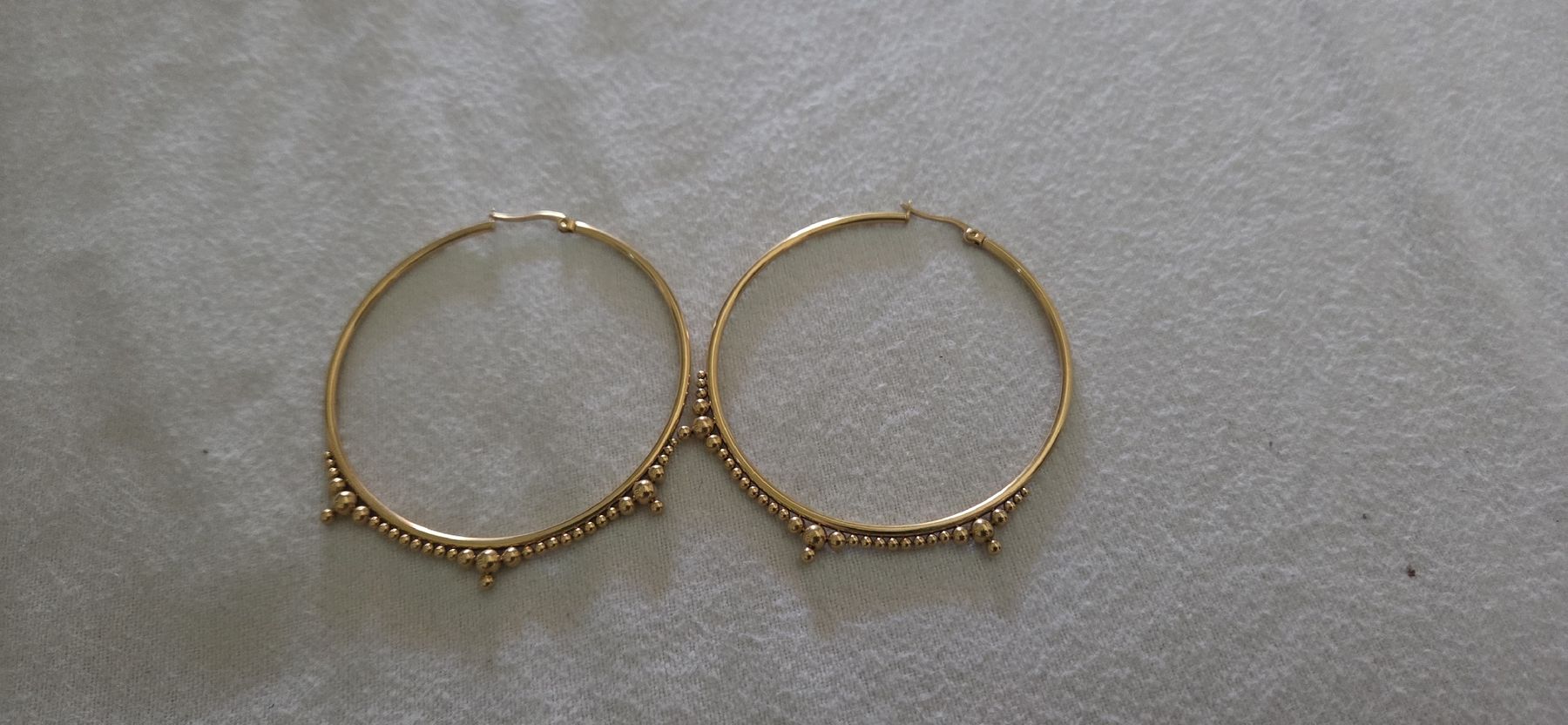 Boucles d'oreille: Grosse Runde Ohrringe – D'occasion à Widen par rachellanz 1