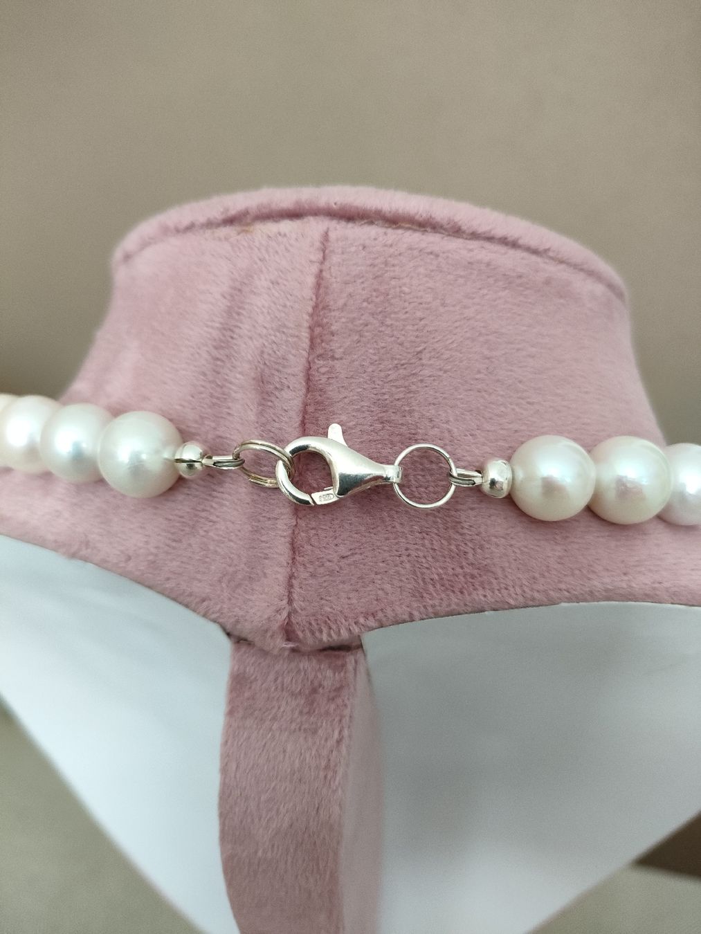 Catenine: Süsswasserperlen Kette 12 mm- Aktion! – Nuovo e nell'imballaggio originale da Bern venduto da Lidia.5 4