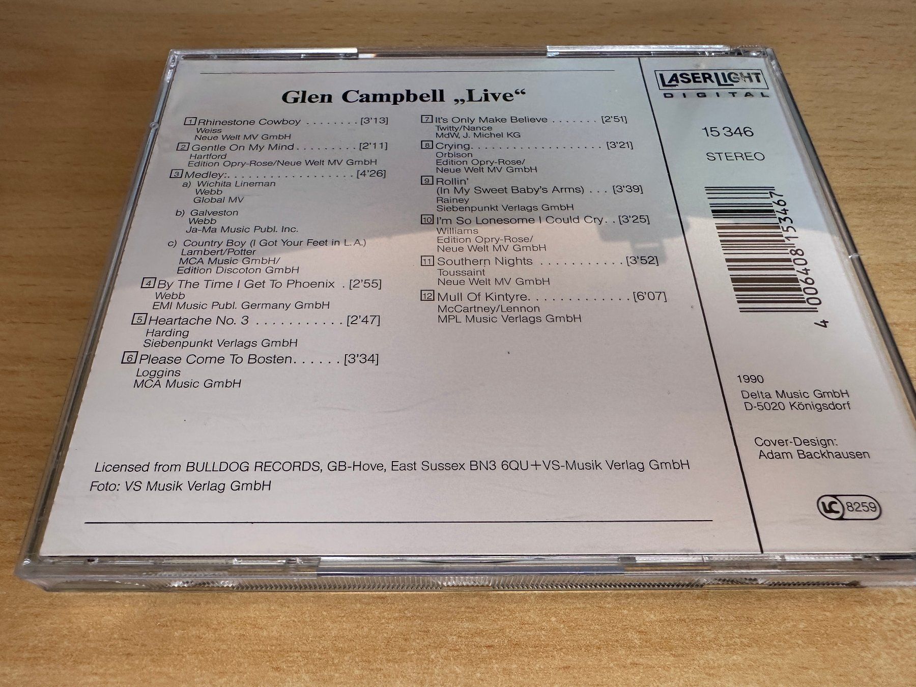 CD: A1 Campbell Glen - Glen Campbell Live – Usato da Rikon im Tösstal venduto da Alpenmutz 1