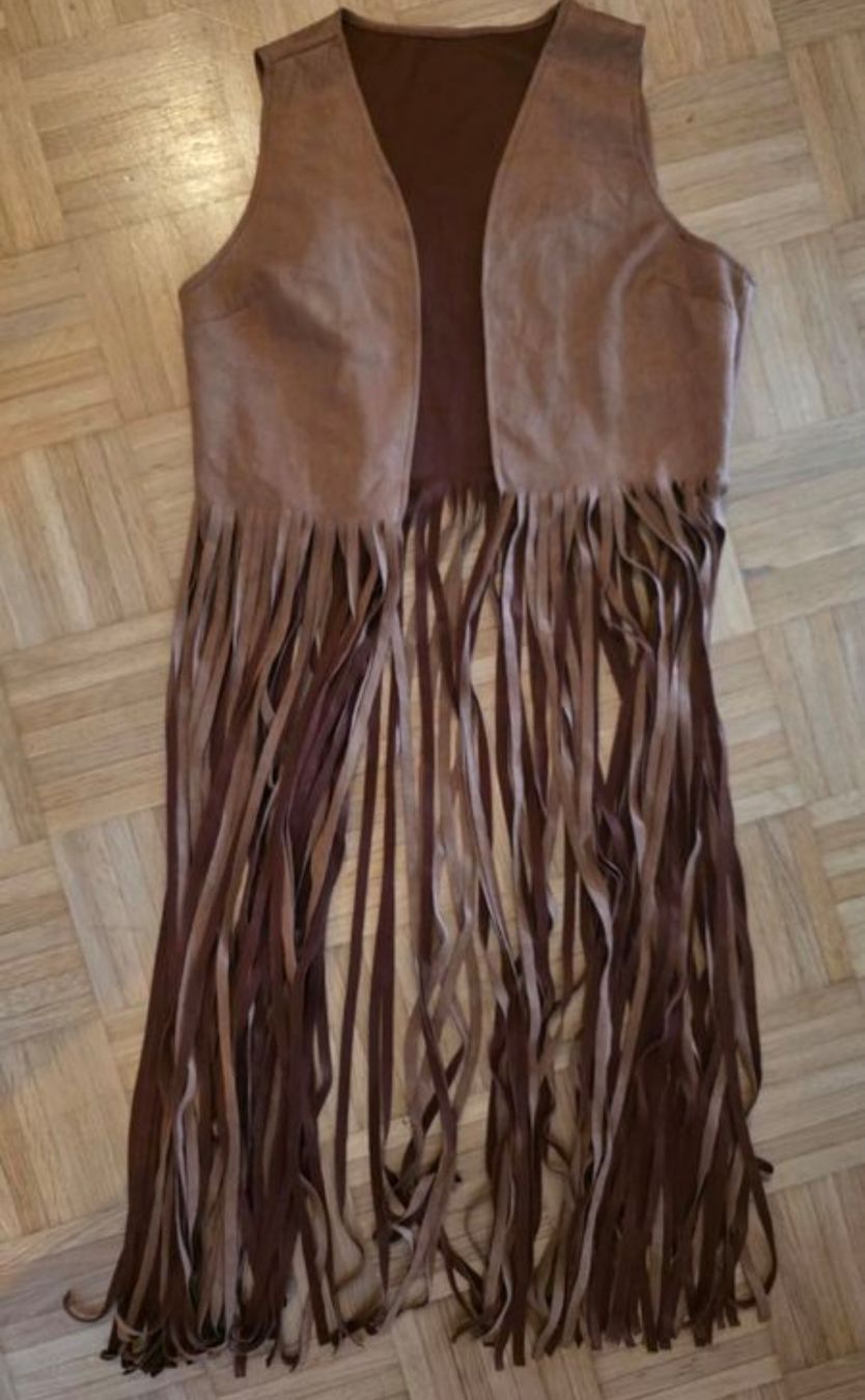 Gilet & Giacche senza maniche: Vintage Wild West Fransenweste - Einzigartiger Hingucker! – Usato da Bern venduto da christiane_pr 2