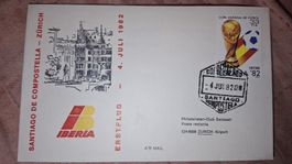 Swissair Santiago de Compostella - Zürich 04.07.1982