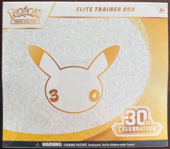 Pokémon Carte collezionabili: Pokemon 30th celebration ETB EN – Nuovo e nell'imballaggio originale da Olten venduto da maiskorn