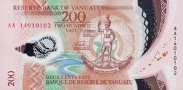 Vanuatu 200 Vatu 2014 P-12 UNC