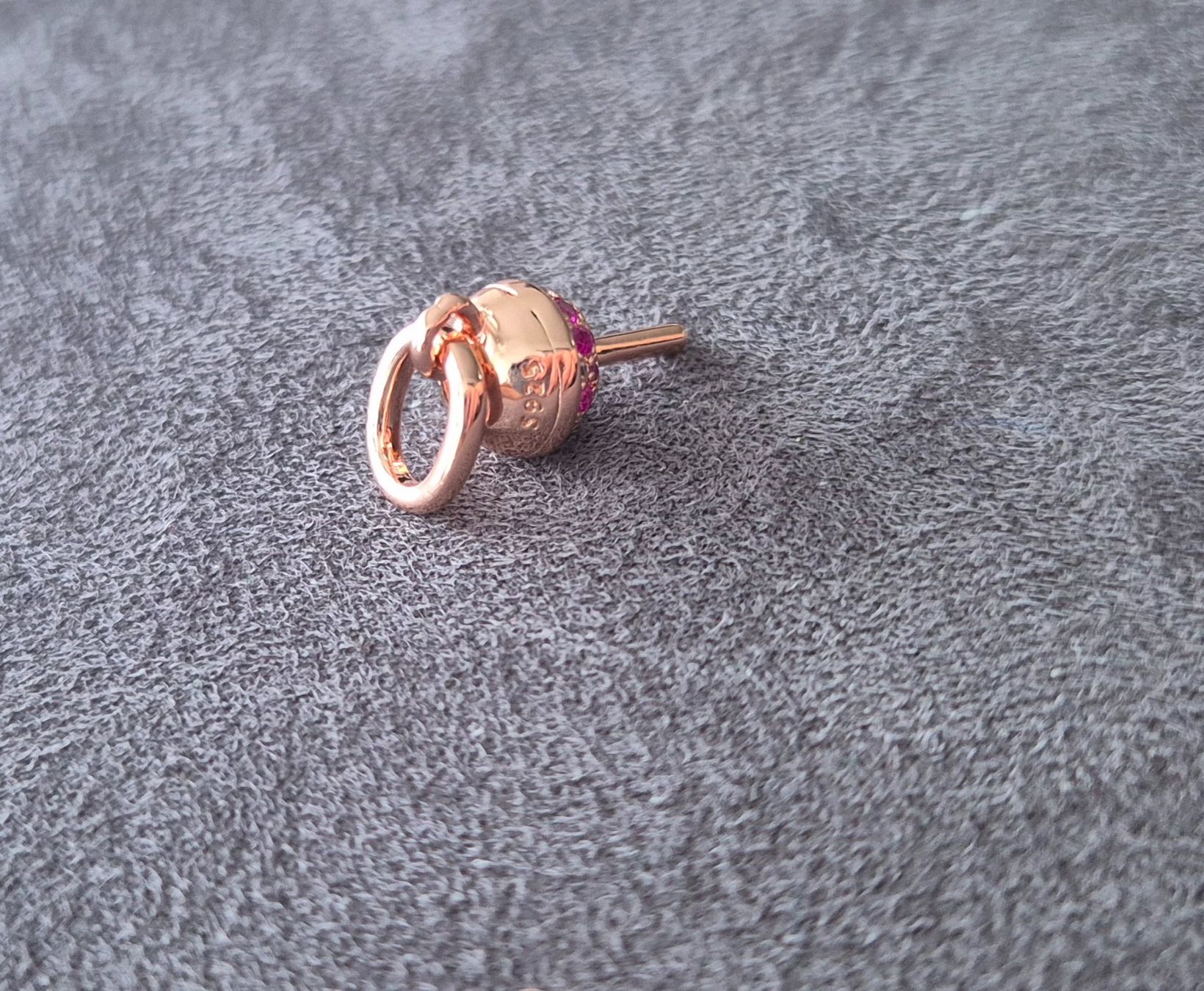 Ciondoli: Silber Charm Candy Lolipop rosé +Garantie – Nuovo (secondo la descrizione) da Rotkreuz venduto da Carbone_Bijou-Shop 2