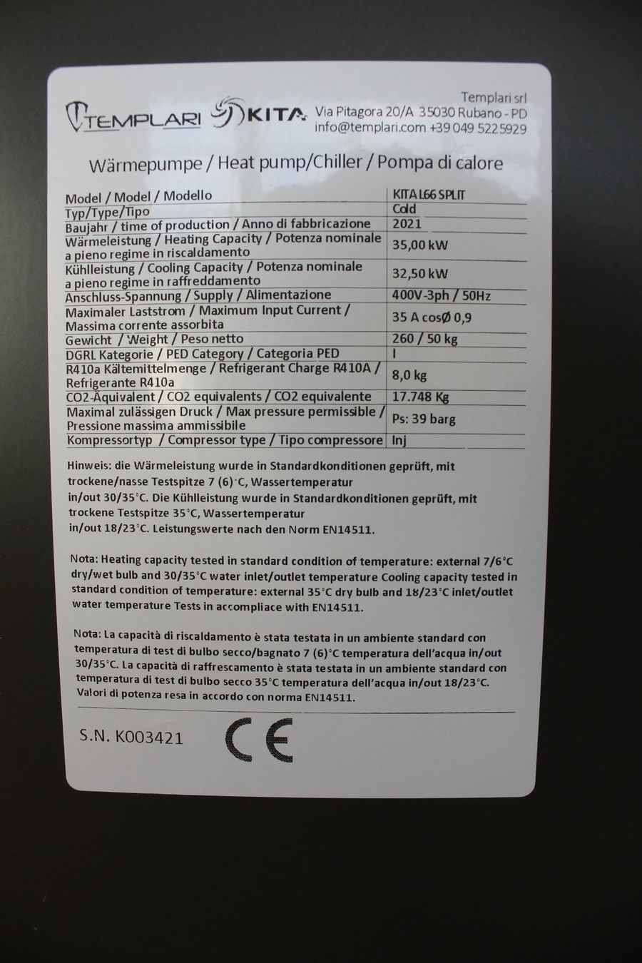 Radiateurs: Wärmepumpe 35Kw – D'occasion à Oberburg par Maschinenbau 5