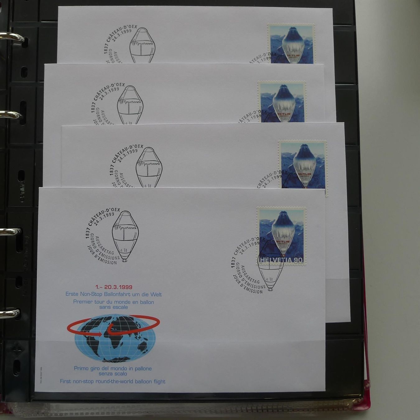 Tutti i francobolli: 2 Alben, Piccard Ballon, Spezialsammlung – Usato da Sursee venduto da Luzernerraute 6