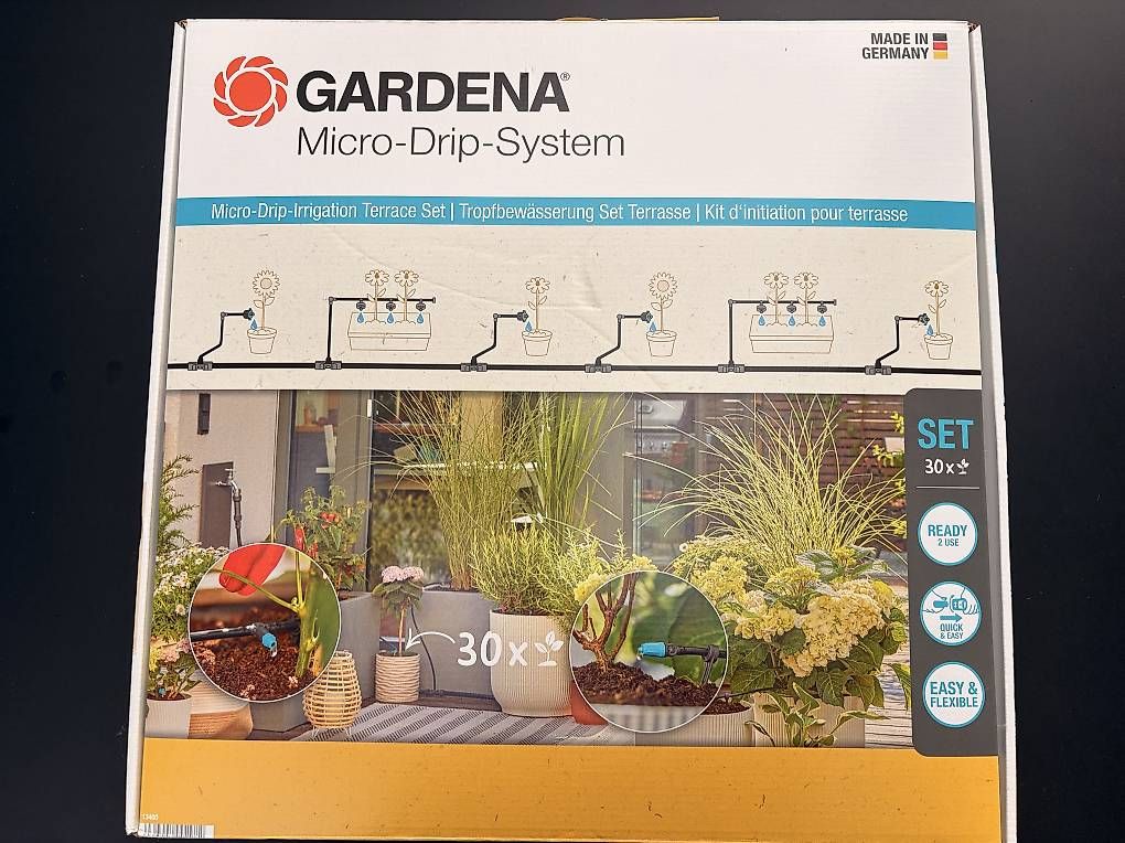 Gardena Rohre & Schläuche: Gardena Micro Drip System Terrasse – Neu und originalverpackt aus Goumoens-la-Ville von Astuce650