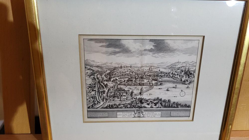 Incisioni: *** MERIAN, "Stich von Luzern" *** – Usato da Luzern venduto da Luzern1 2