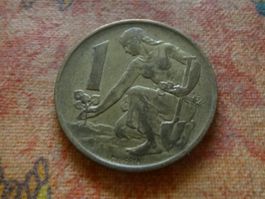 TCHECOSLOVAQUIE  1  Korun   1982