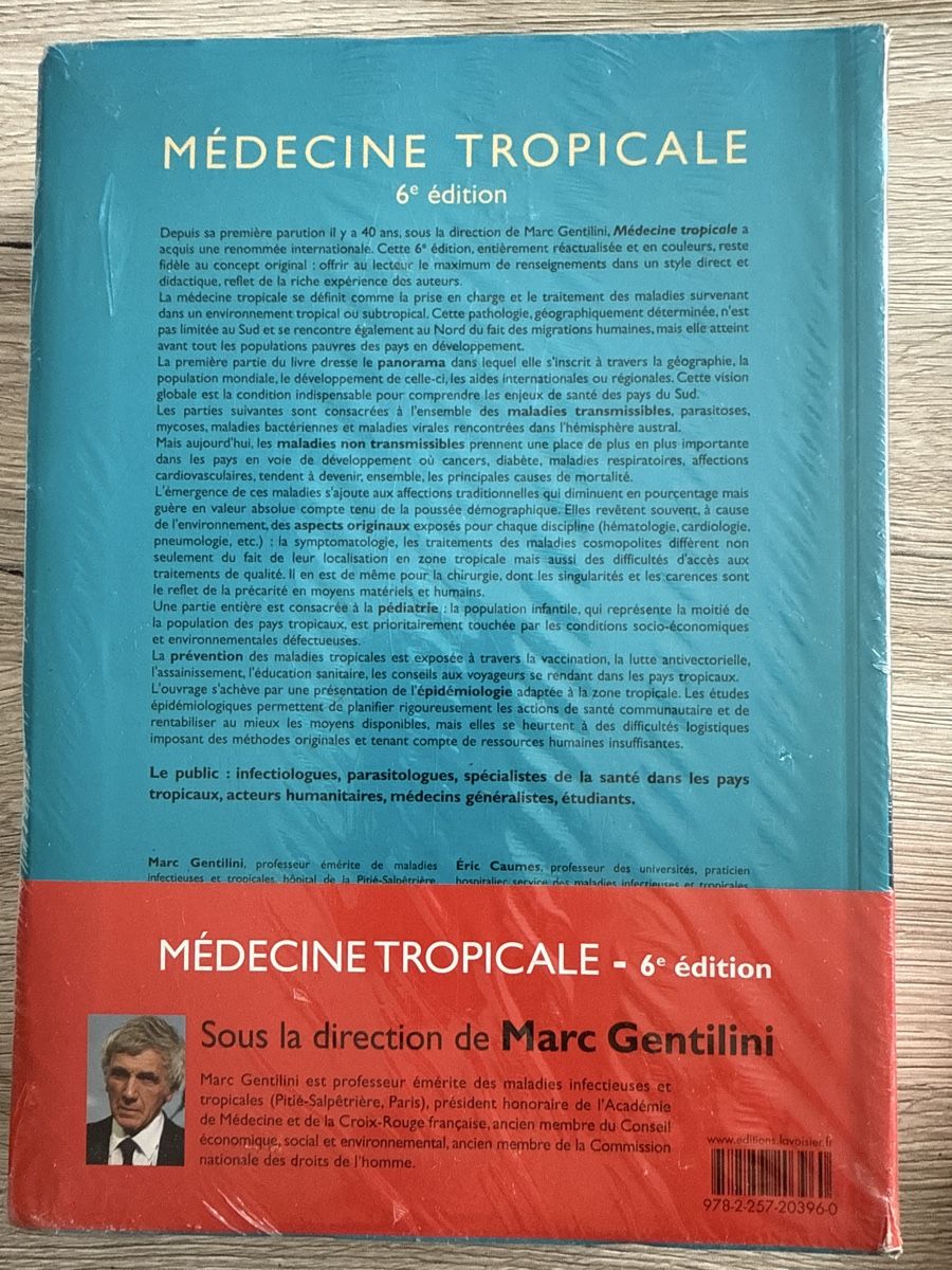 Libri: Médecine Tropicale - 6e édition – Nuovo e nell'imballaggio originale da Genève venduto da DoualS 1