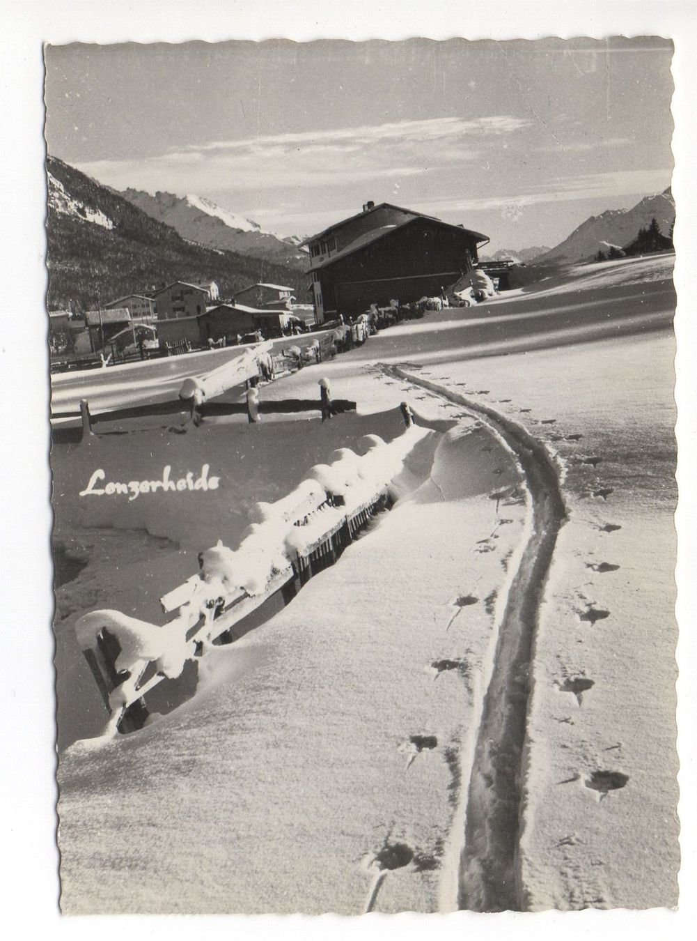 Cartoline postali: LENZERHEIDE Ski-Spuren – Nuovo (secondo la descrizione) da Jona venduto da philajona