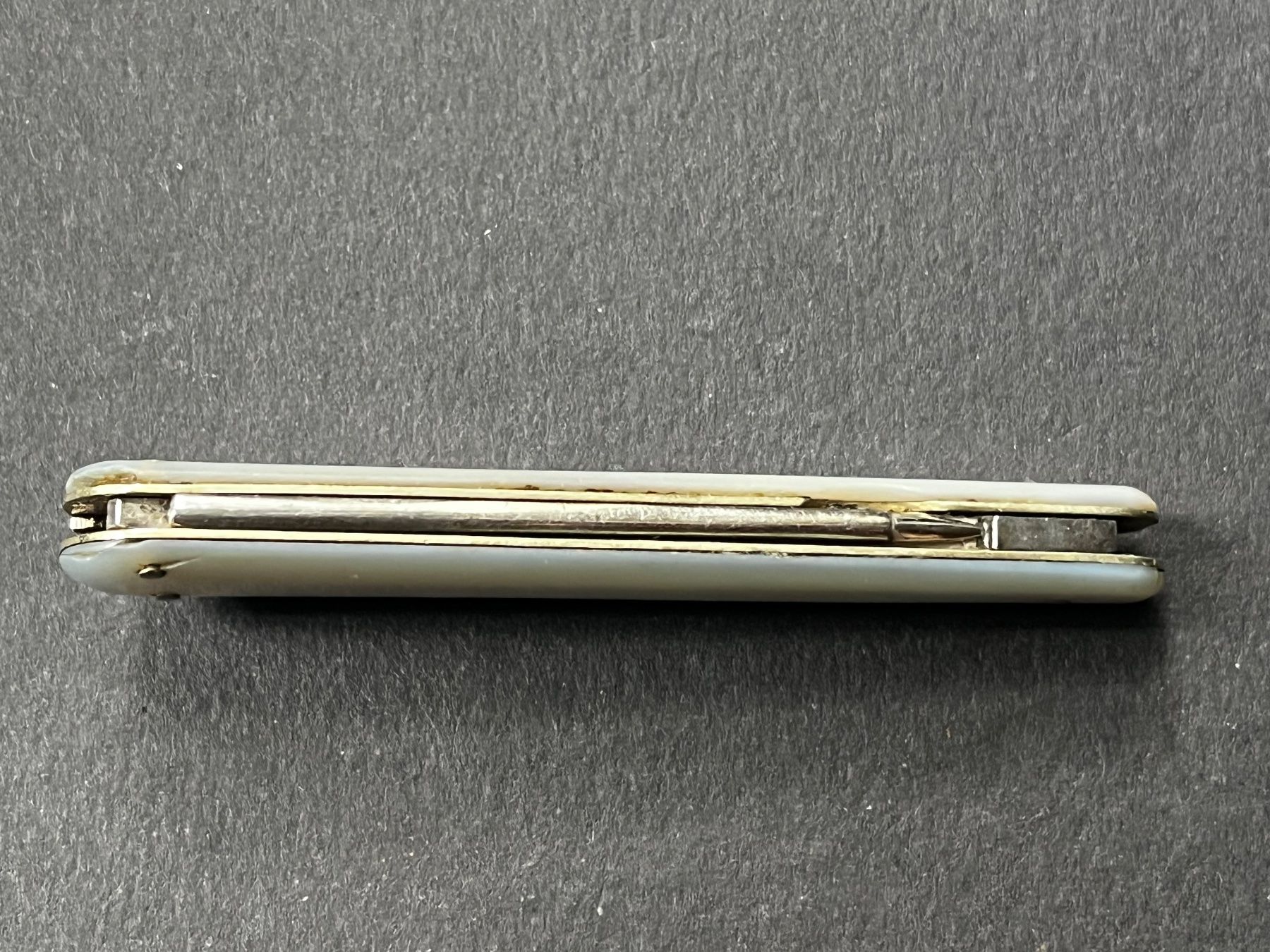 Coltelli tascabile: Altes Perlmutt Sackmesser 78 mm - selten – Usato da Zürich venduto da FV.vintage 5