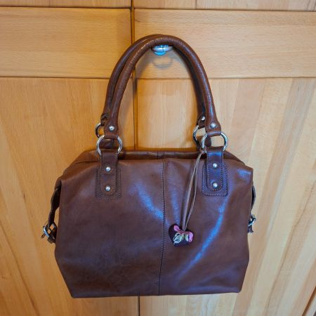 Damen Handtasche Della Mae Leder braun guter Zustand
