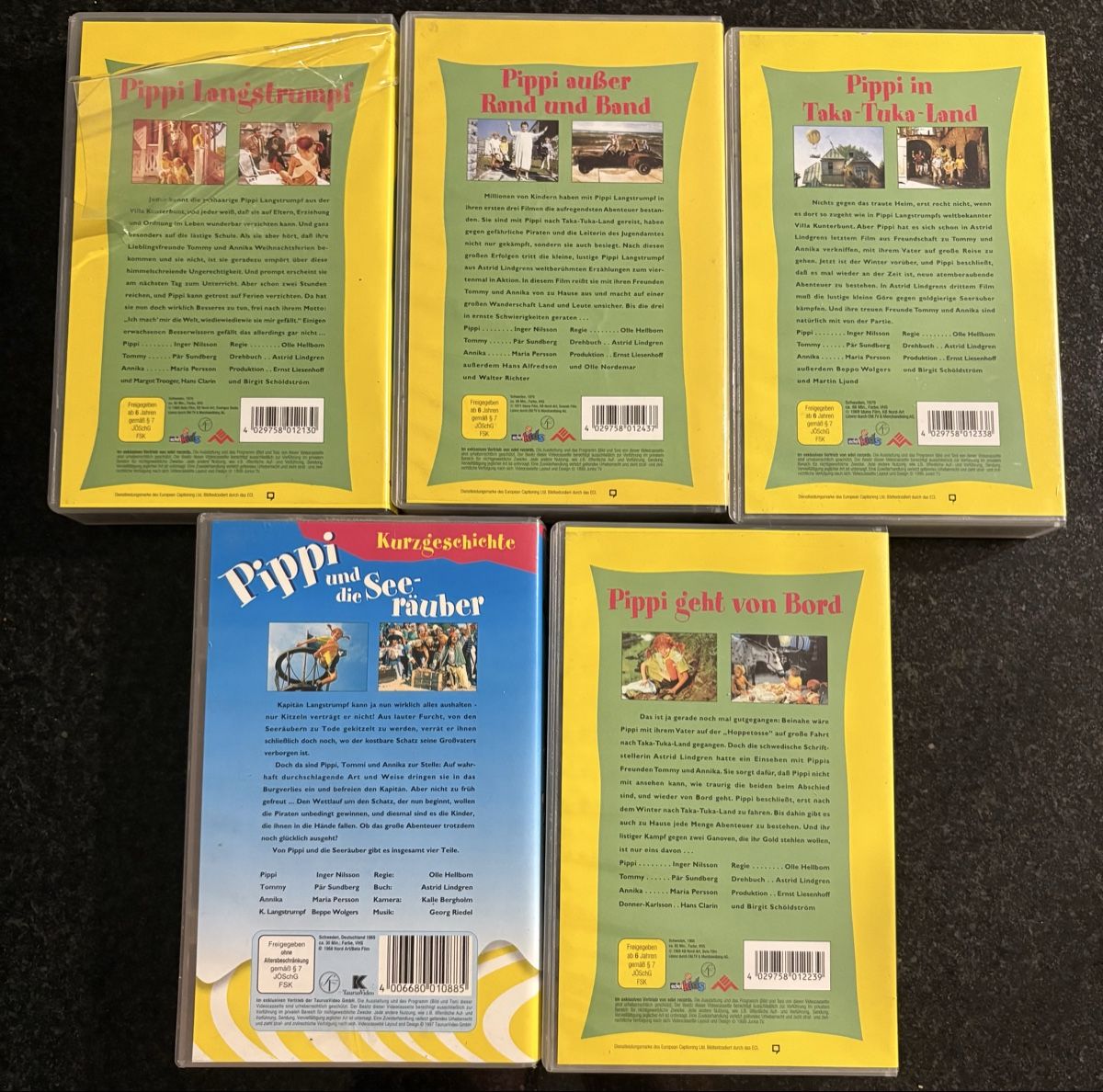 Alle VHS: VHS Filme Pippi Langstrumpf Set ab Fr. 1.- – Gebraucht aus Perlen von S0nG0ku 1