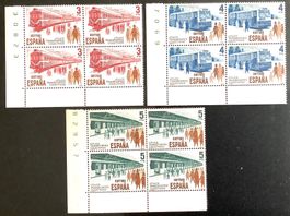 1980 Spanien - Verkehrsmittel- Viererblock Satz **