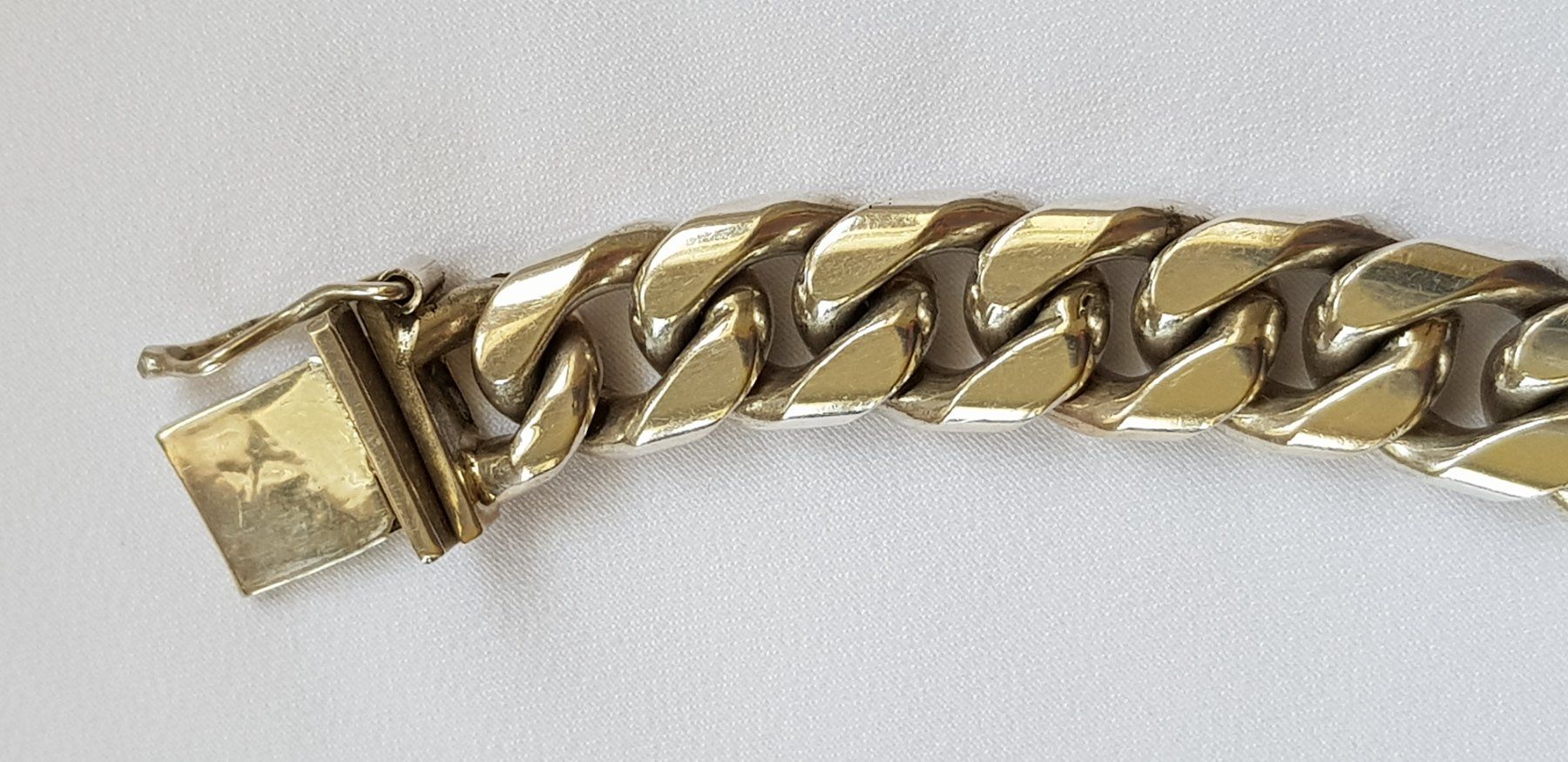Bracciali & Braccialetti: Panzerarmband 925er Silber massiv – Nuovo (secondo la descrizione) da Dällikon venduto da Toyfan 2
