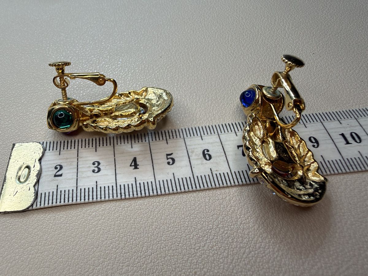 Orecchini pendenti & Orecchini a lobo: Vintage Ohrringe Luxus Modeschmuck – Usato da Lamone venduto da LaCantinaMagica 5
