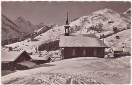 Mürren, katholische Kapelle um 1948