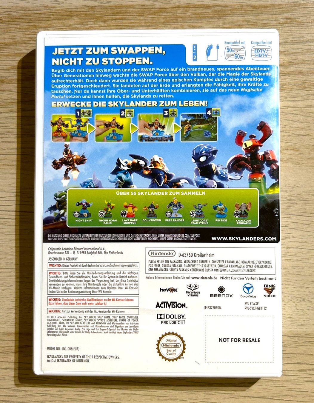 Nintendo Giochi: Skylanders Swap Force Nintendo Wii – Usato da St. Gallen venduto da Alpine.Arcade 1