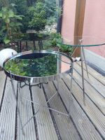 Beistelltisch 3 Stück * * * Metall * Glas * top