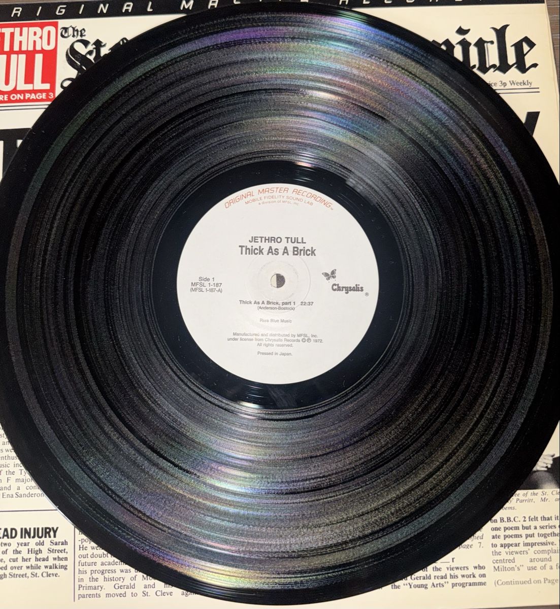 Schallplatten: MFSL Original Master Recording Jethro Tull – Gebraucht aus Grossaffoltern von Chevro 1