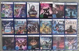 PS4 uns PS5 Collection (38 Games)