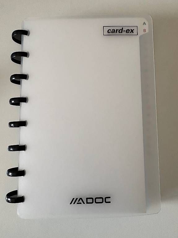 Raccoglitori: Adoc Visitenkartenalbum Card-Ex A5 – Usato da Rütschelen venduto da Rotkorn