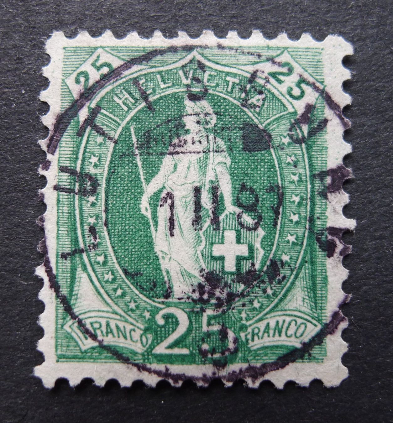 Tutti i francobolli: 67A, Vollstempel LÜTISBURG SG – Usato da Ebikon venduto da SilvioFreund
