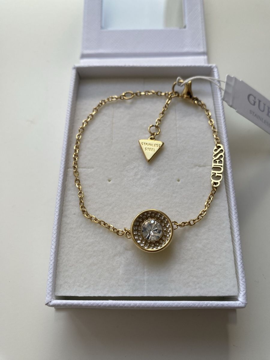 Guess Bracciali & Braccialetti: GUESS 18KGP Solitär Armkette – Nuovo e nell'imballaggio originale da Givisiez venduto da dor_xb9k 1