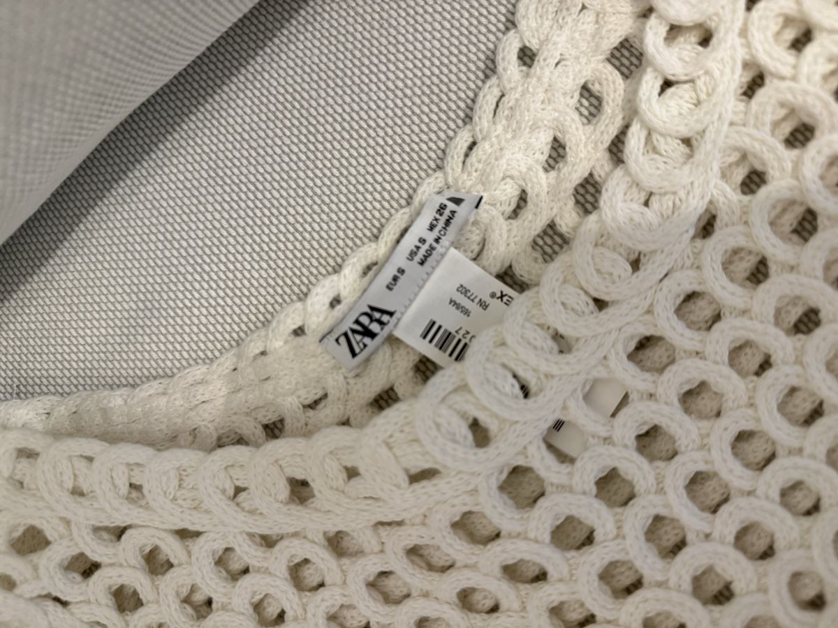 Zara Top: Strick Oberteil , Gr.S/ offwhite – Nuovo (secondo la descrizione) da Zürich venduto da secondhandpassion 1