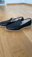 Loafers mit Kunstfell Gr. 39
