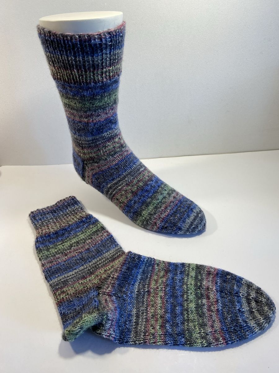 Chaussettes: Woll-Socken handgestrickt, Gr. 39/40 – Neuf avec emballage d'origine à Grosshöchstetten par Maschenshop 1