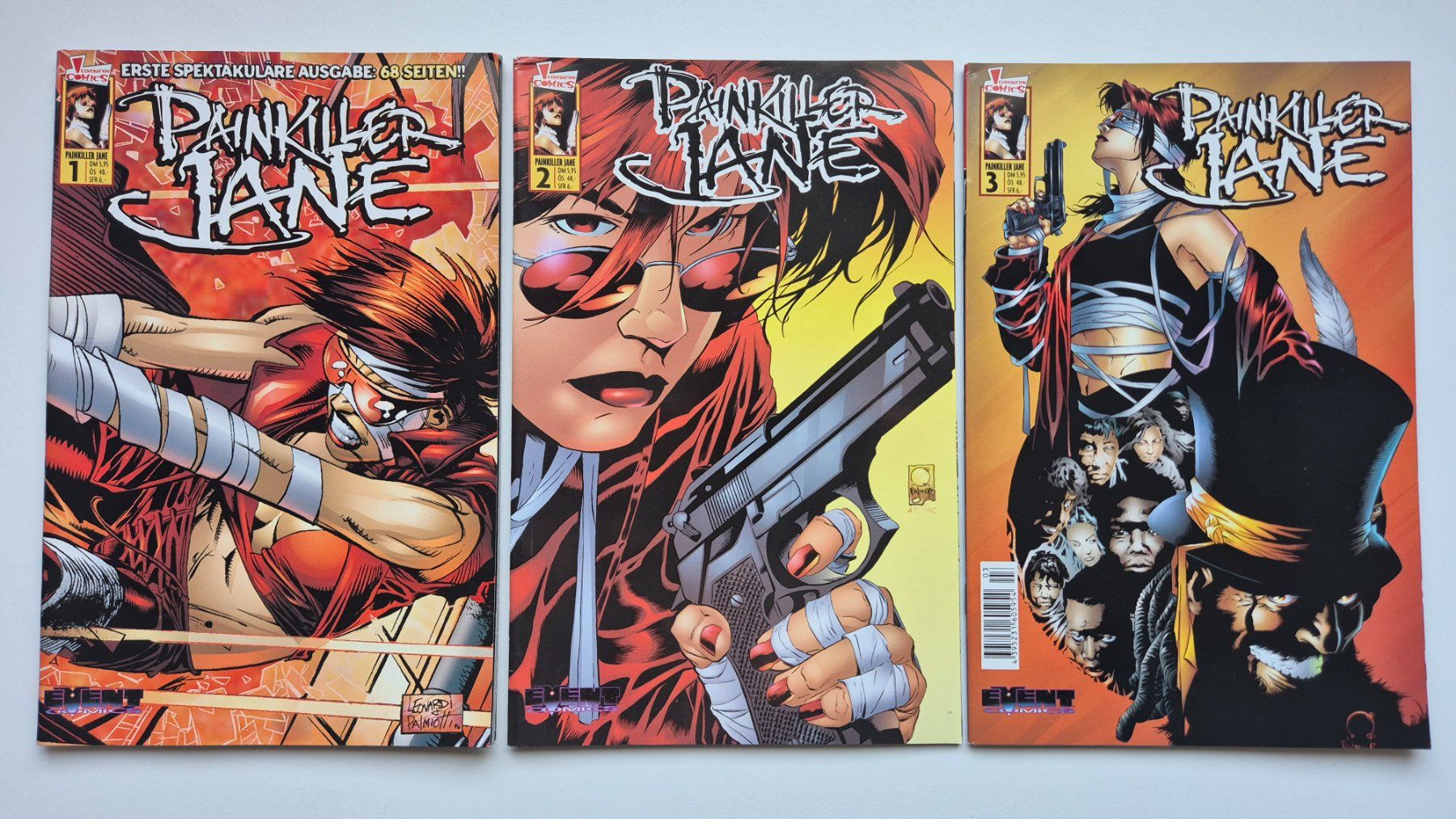 Comics: EVENT COMICS   ⭐  Painkiller Jane     01 - 03 – Gebraucht aus Niederweningen von Obson