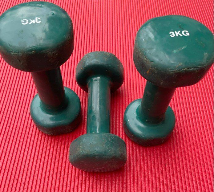 Hanteln & Gewichte: Kurzhanteln 3.0kg – Gebraucht aus Ittigen von bodycross-01