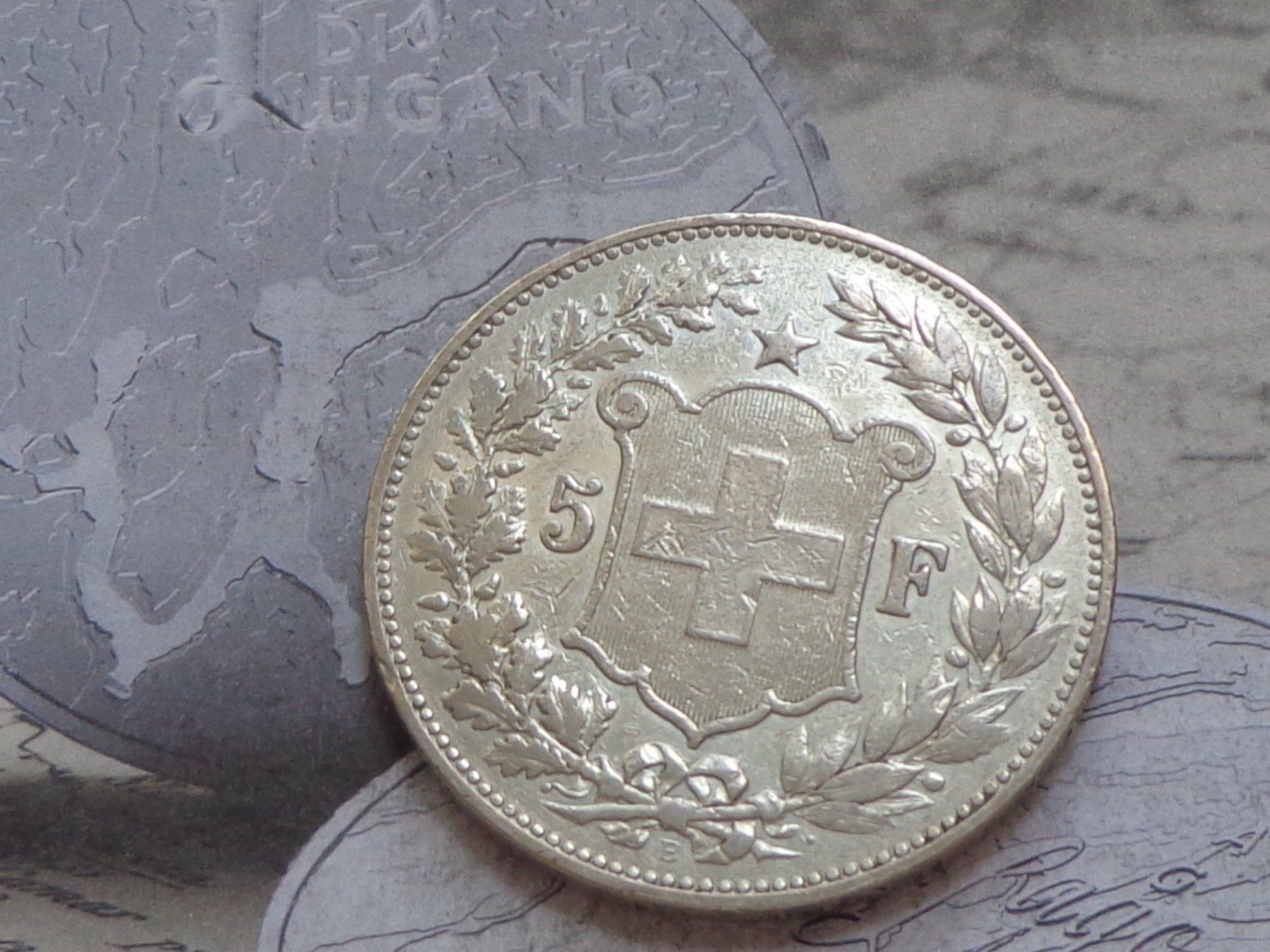 Toutes les monnaies: 5 Fr. 1889 B - Belle pièce – D'occasion à Pully par UCA01 1
