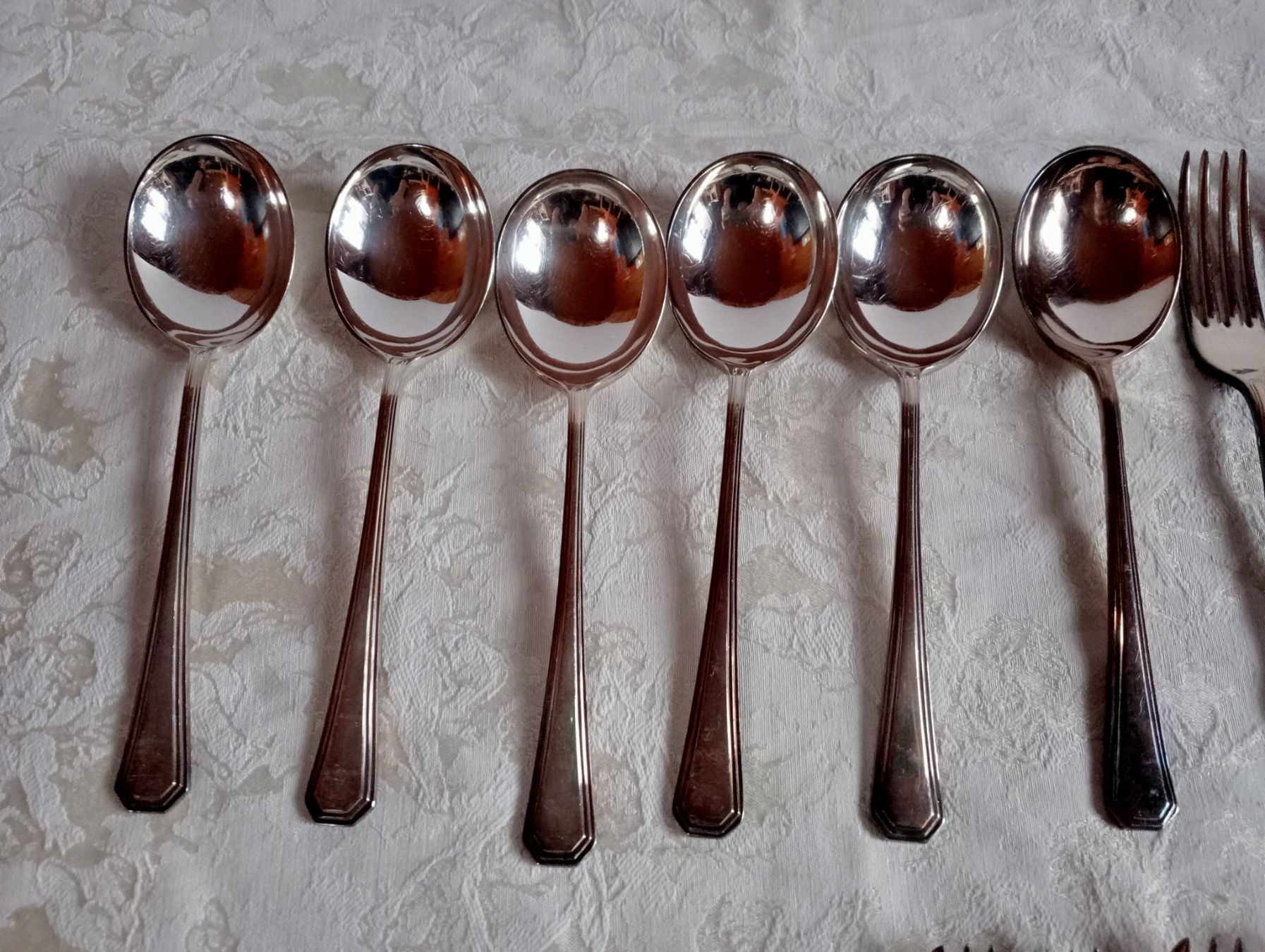 Set di posate: Mappin & Webb versilbertes Besteck 16 Teile Gabeln & Löffel – Usato da Oberdorf BL venduto da Barocki888 1