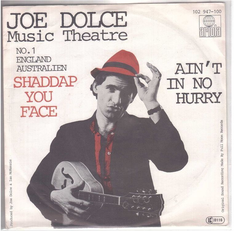 Vinyles: Joe Dolce  --  Shaddap you face  Single7 – D'occasion à Rheinau par thespecials