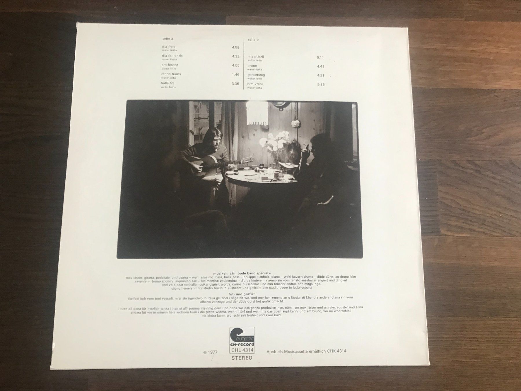 Dischi in vinile: WALTER LIETHA - Dia Fahrenda – Usato da Buchs AG venduto da Archie 1