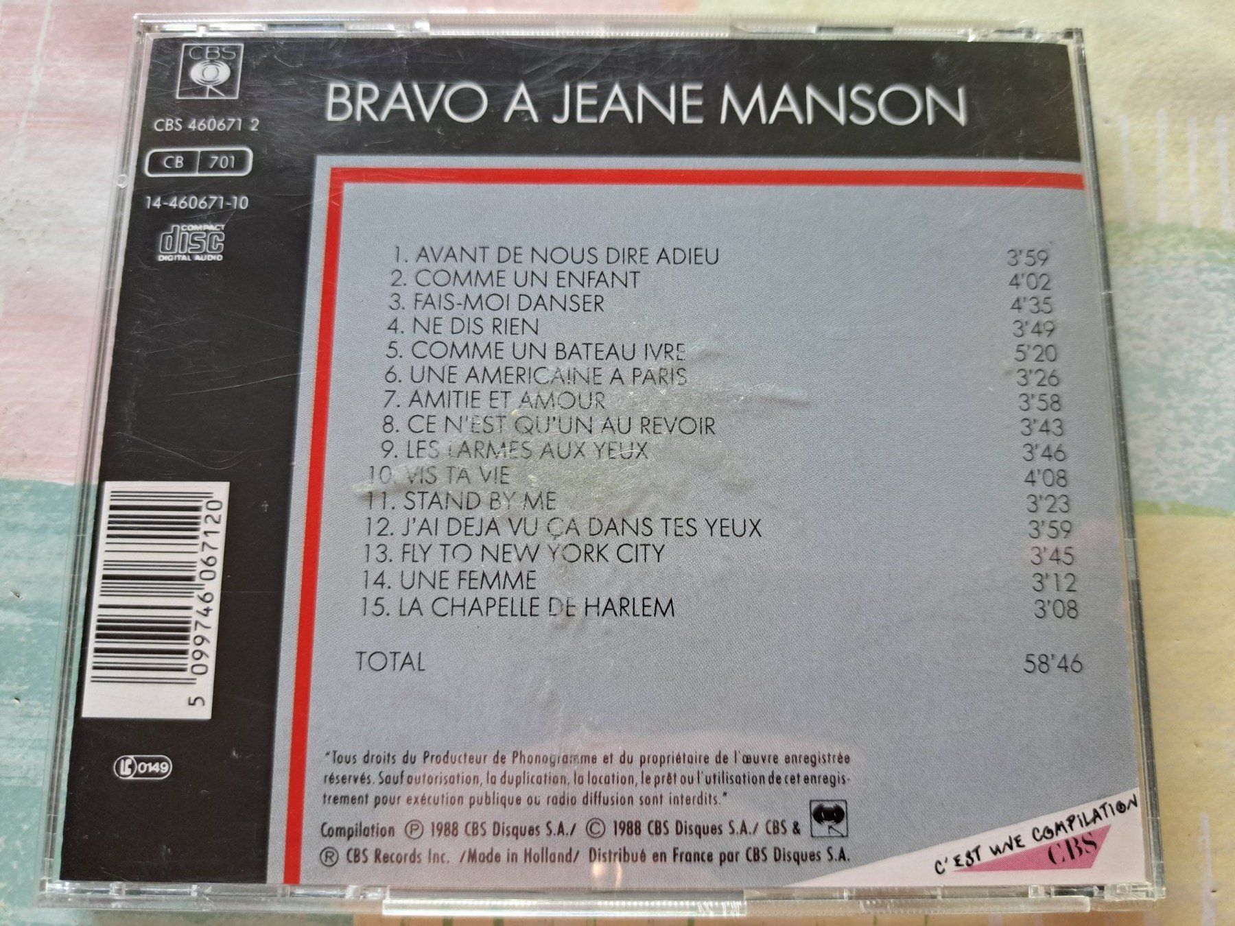CD: CD Jeanne Manson - 15 titres originaux  – Usato da Pully venduto da bro_n52j 1
