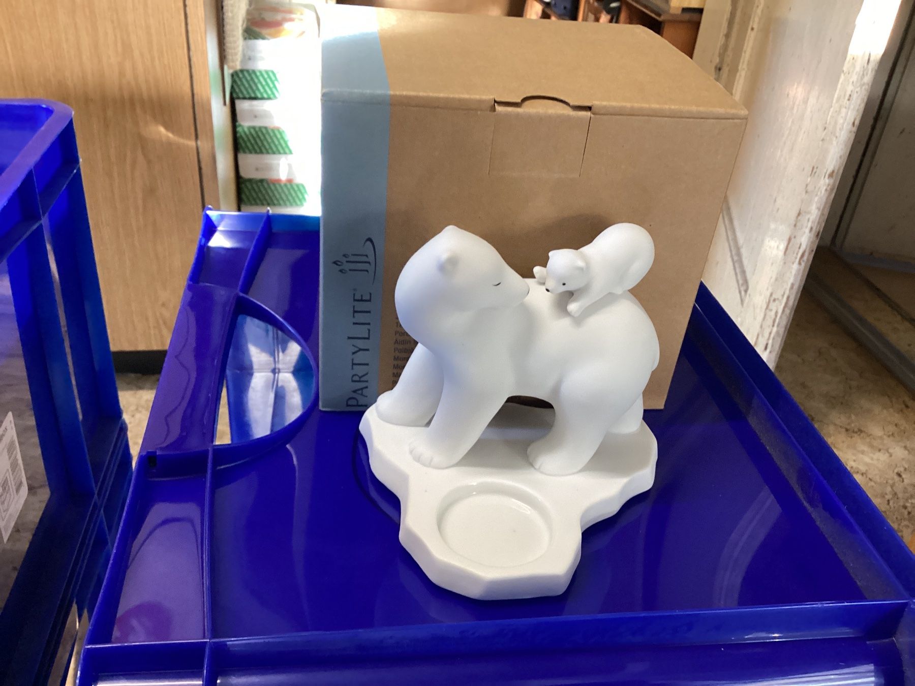 Partylite Portacandele: Partylite Eisbären Teelichthalter - Winter Deko Top! – Nuovo e nell'imballaggio originale da Lyss venduto da Nigudasschaf