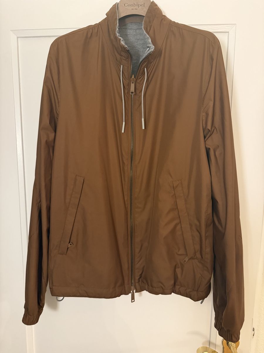 Zegna Giacche: Zegna wendbare Jacke Kaschmir und Microfaser – Usato da Zürich venduto da Glamour2019